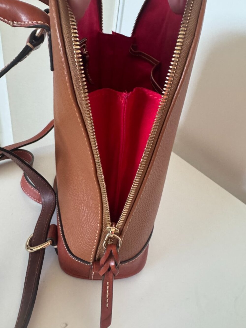 Dooney & Bourke Pebble Grain Zip Leather Backpack – Excellent Like-New Condition - Picture 3 of 14
